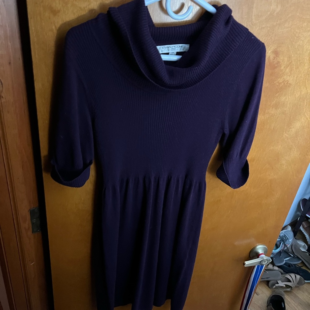 Plum purple sweater dress!